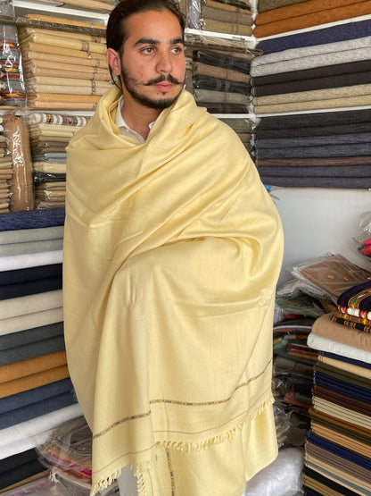 AL-03 SWAT ISLAMPUR ORIGINAL BADAMI  WOOL SHAWL